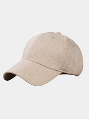 LAURENT MONACO | CASQUETTE CLASSIQUE EN LIN POUR HOMMES