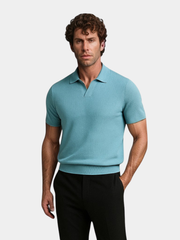 LAURENT MONACO | POLO À COL OUVERT POUR HOMMES