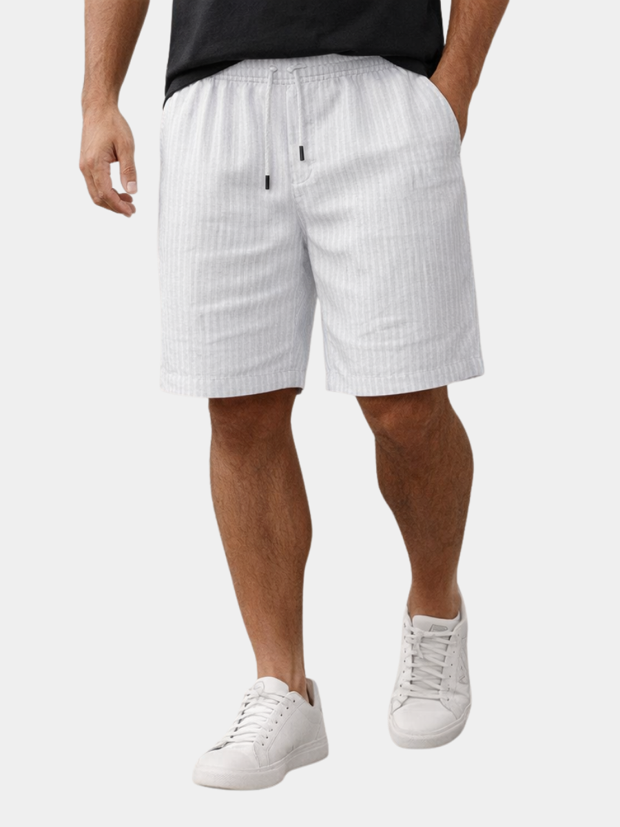 LAURENT MONACO | SHORTS D'ÉTÉ EN LIN POUR HOMMES