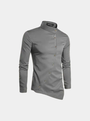 LAURENT MONACO | CHEMISE À COL RÉTRO POUR HOMMES