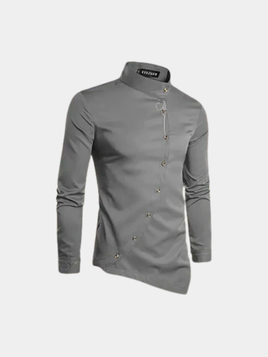 LAURENT MONACO | CHEMISE À COL RÉTRO POUR HOMMES