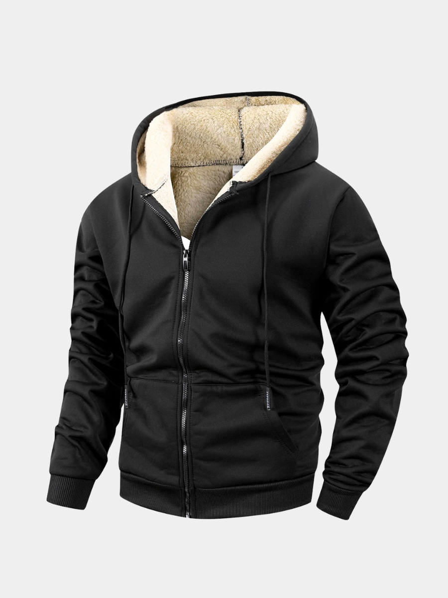 LAURENT MONACO | VESTE À CAPUCHE EN MAILLE POUR HOMMES