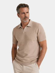 LAURENT MONACO | POLO À TEXTURE TISSÉE POUR HOMMES