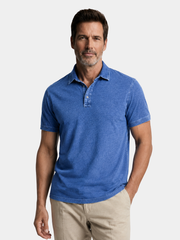 LAURENT MONACO | POLO DÉLAVÉ POUR HOMMES
