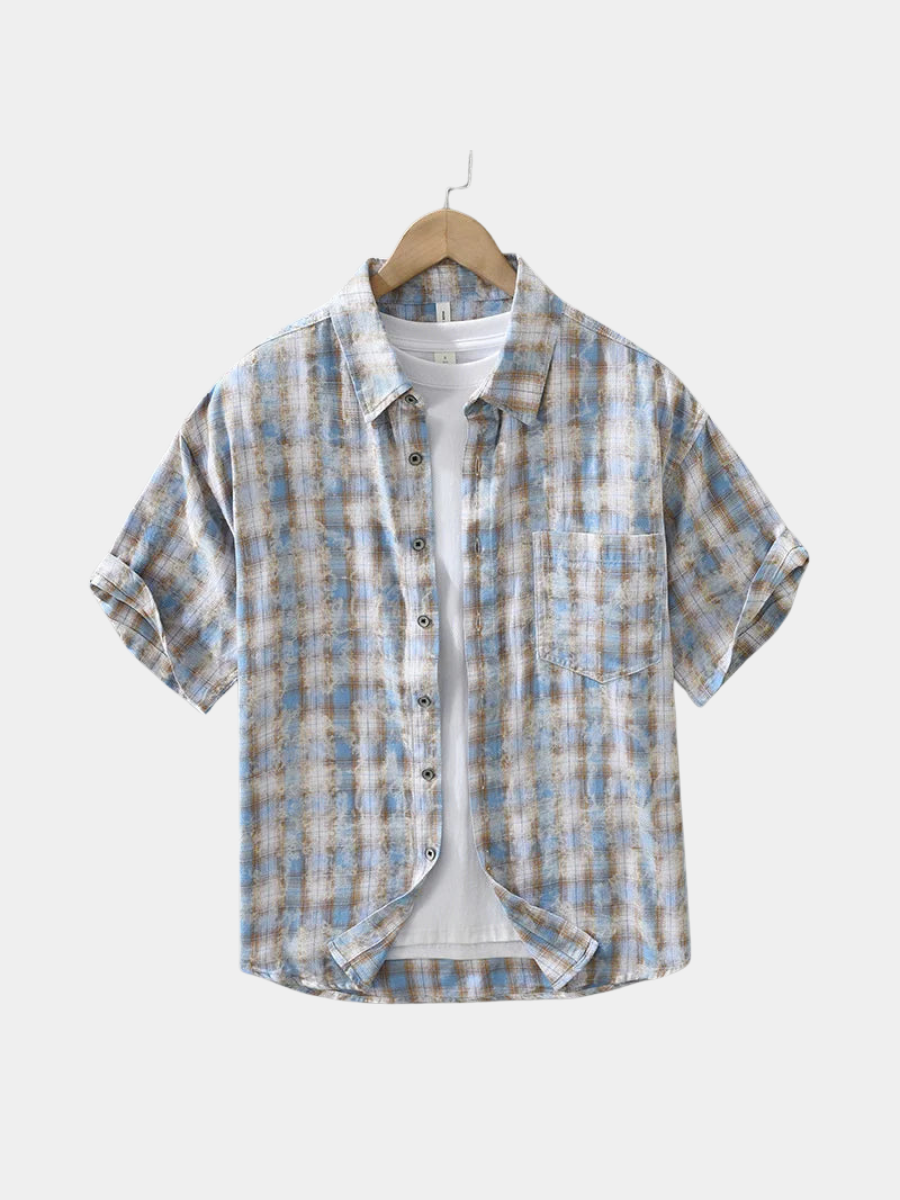LAURENT MONACO | CHEMISE À CARREAUX RÉTRO POUR HOMMES