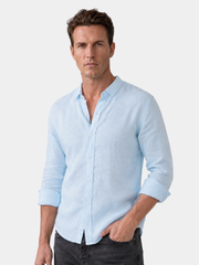 LAURENT MONACO | CHEMISE EN LIN DE PLAGE POUR HOMMES