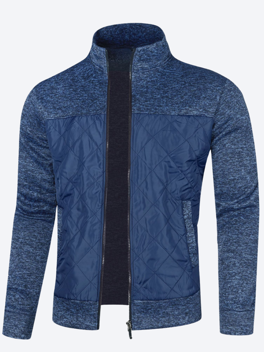 LAURENT MONACO | VESTE À COL HAUT ET FERMETURE ÉCLAIR POUR HOMMES