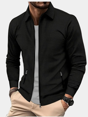 LAURENT MONACO | CARDIGAN À COL HAUT ET FERMETURE ÉCLAIR POUR HOMMES