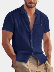 LAURENT MONACO | CHEMISE D'ÉTÉ DÉCONTRACTÉE POUR HOMMES