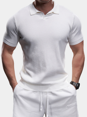 LAURENT MONACO | POLO TEXTURÉ POUR HOMMES