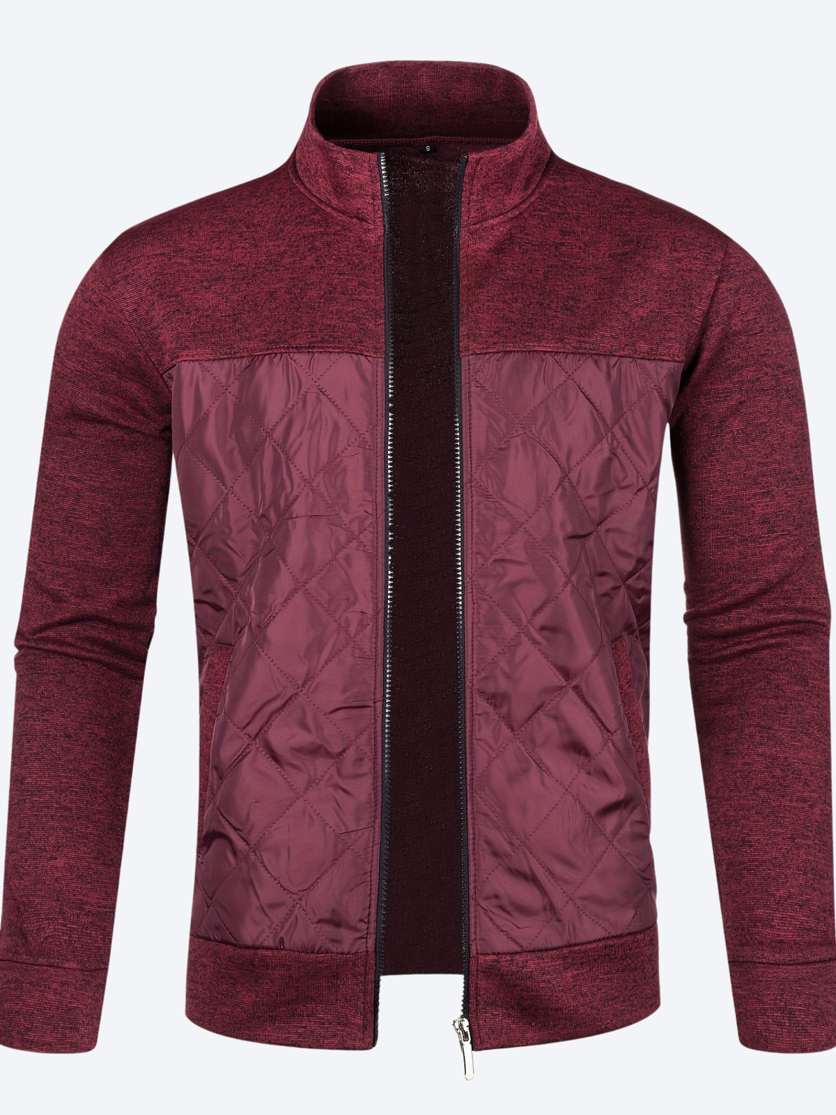 LAURENT MONACO | VESTE À COL MONTANT ET FERMETURE ÉCLAIR POUR HOMMES