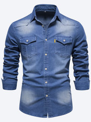 LAURENT MONACO | CHEMISE EN JEAN POUR HOMMES
