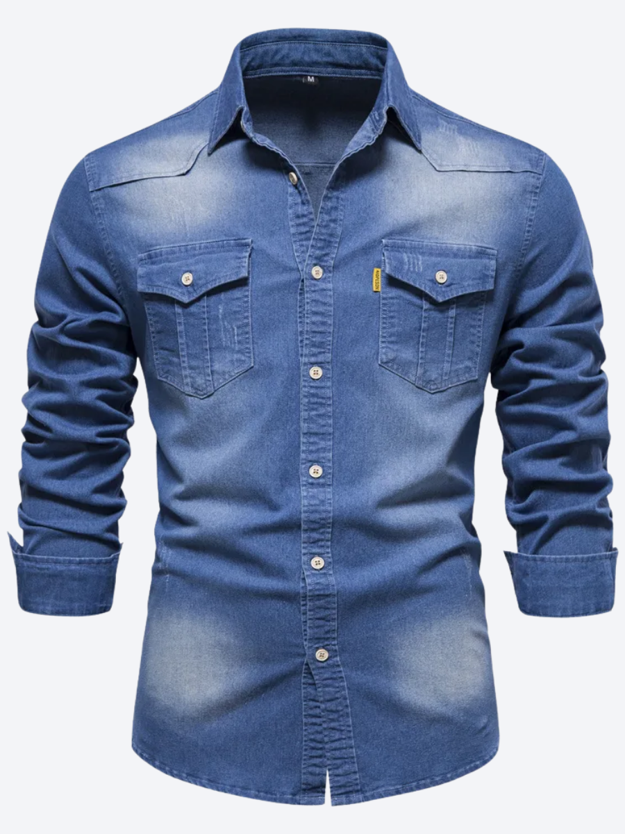 LAURENT MONACO | CHEMISE EN JEAN POUR HOMMES