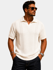 LAURENT MONACO | POLO À MAILLES AÉRÉES POUR HOMMES