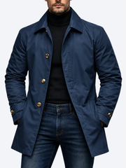 LAURENT MONACO | MANTEAU MI-LONG POUR HOMMES