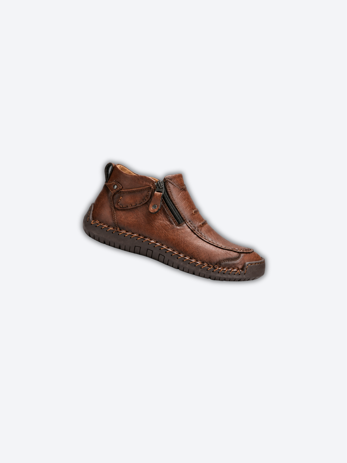 LAURENT MONACO | CHAUSSURES CONFORTABLES À FERMETURE ÉCLAIR POUR HOMMES