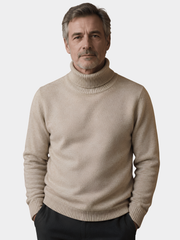 LAURENT MONACO | PULL À COL ROULE COTONNÉ POUR HOMMES