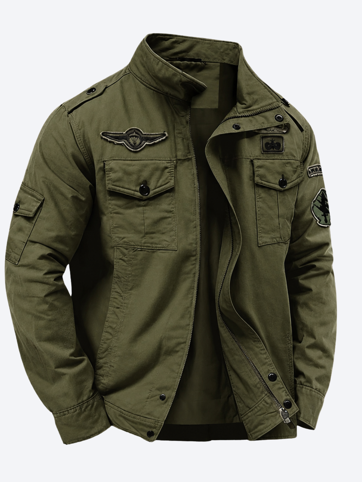 LAURENT MONACO | MANTEAU MILITAIRE STRUCTURÉ POUR HOMMES