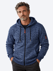 LAURENT MONACO | SWEAT À CAPUCHE ÉPAIS À FERMETURE ÉCLAIR POUR HOMMES