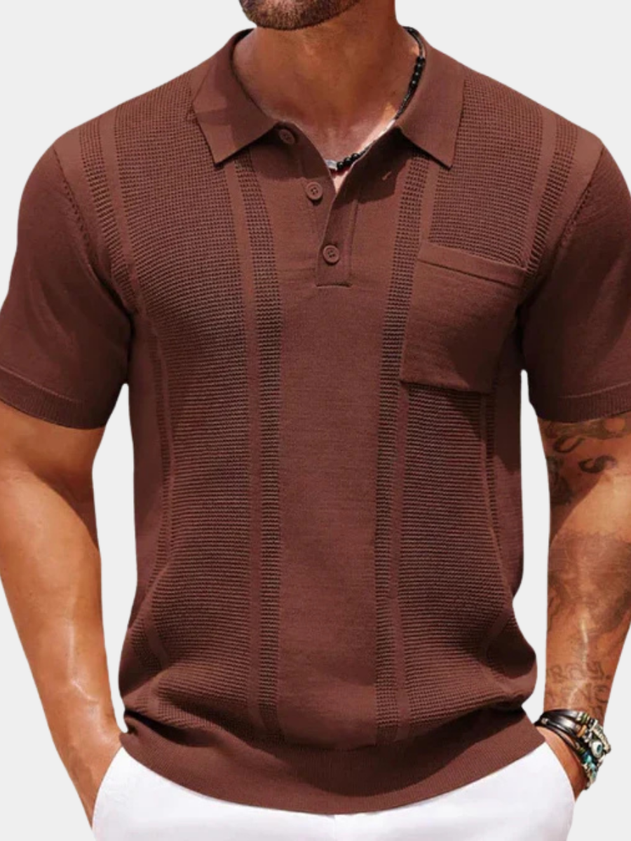 LAURENT MONACO | POLO EN MAILLE MODERNE POUR HOMMES