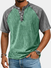 LAURENT MONACO | T-SHIRT CONTRASTÉ VINTAGE POUR HOMMES