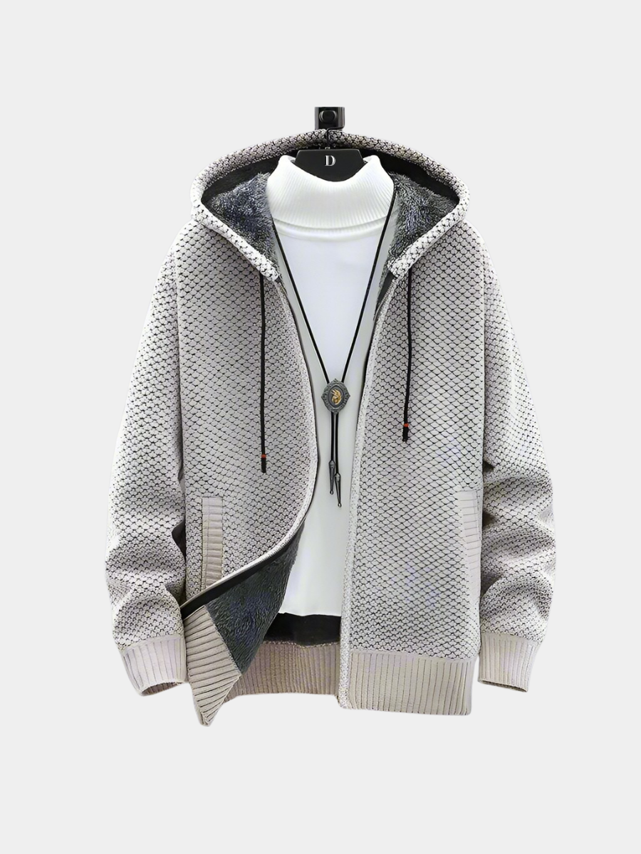 LAURENT MONACO | SWEAT À CAPUCHE EN MAILLE POUR HOMMES