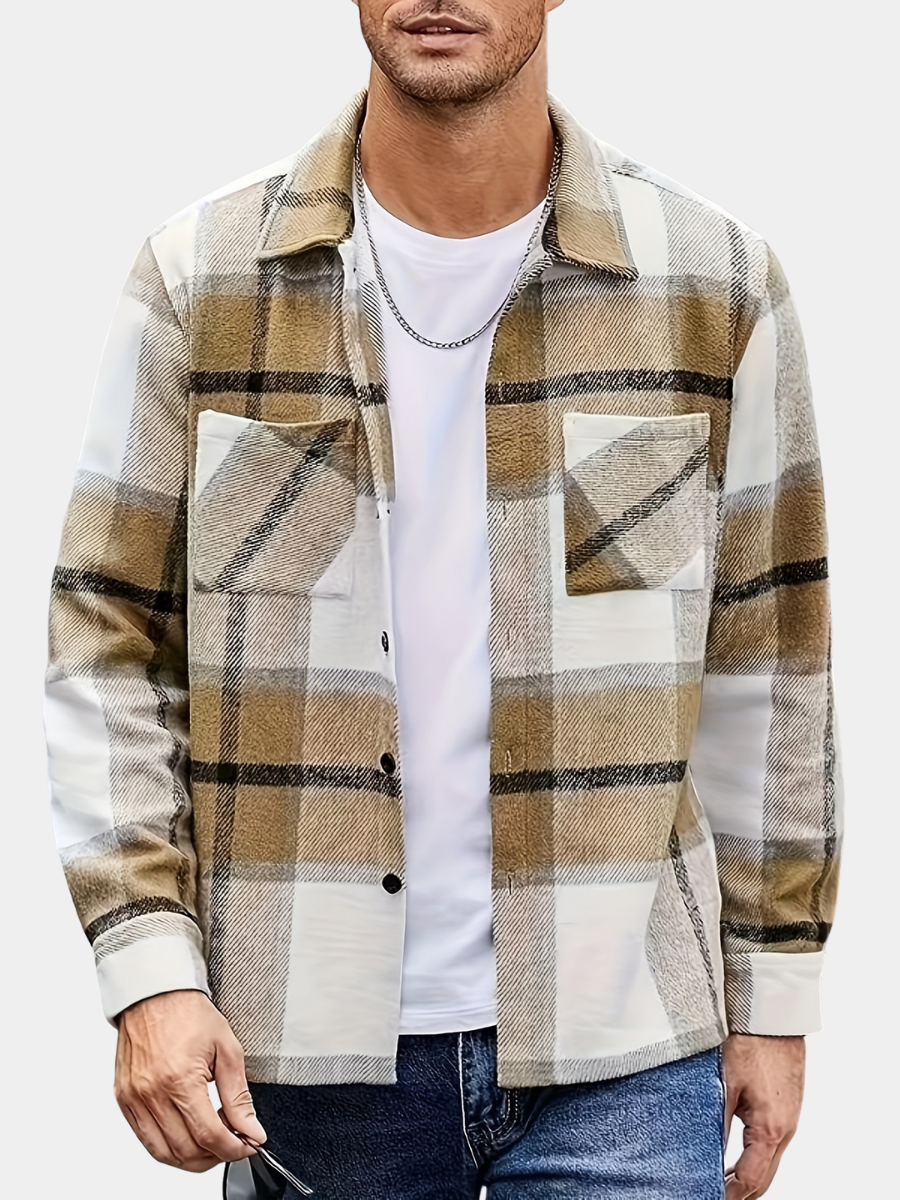 LAURENT MONACO | CHEMISE À CARREAUX HIGHLAND POUR HOMMES