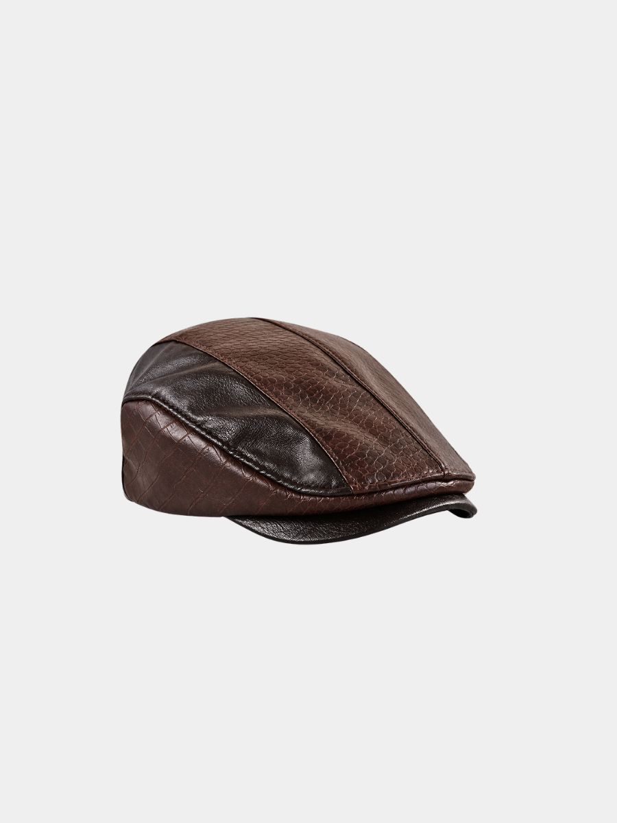LAURENT MONACO | CASQUETTE À EMPIÈCEMENTS CROCODILE POUR HOMMES