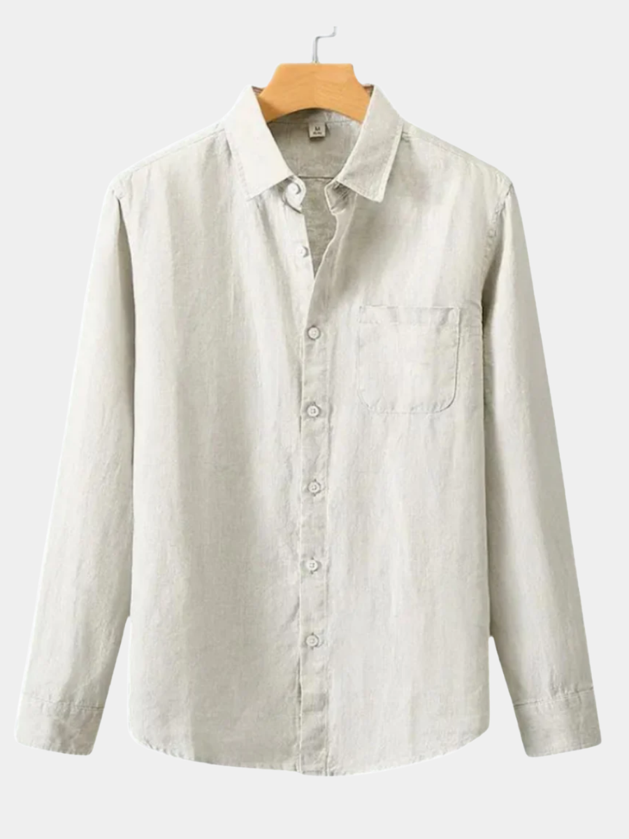 LAURENT MONACO | CHEMISE EN LIN AÉRÉE POUR HOMMES