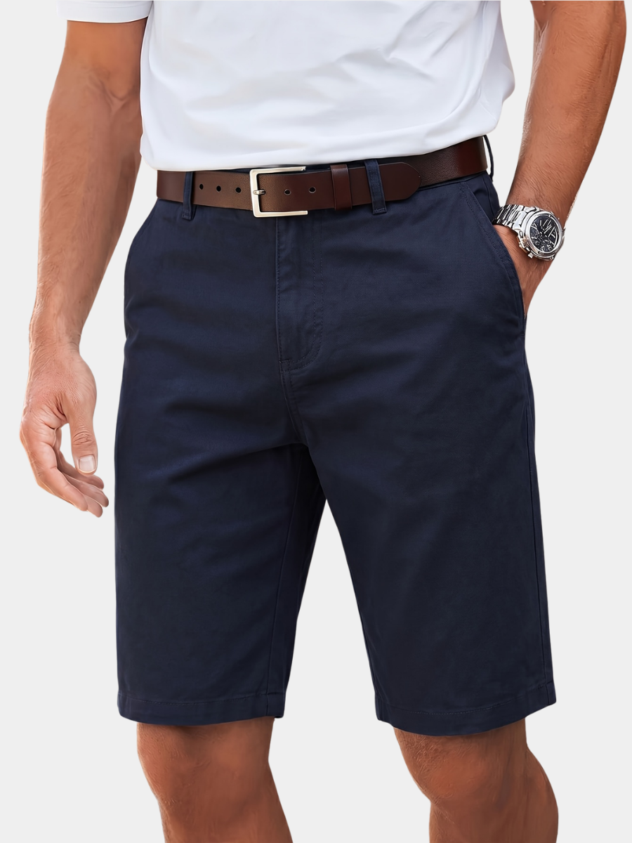 LAURENT MONACO | SHORT CHINO EN SERGÉ POUR HOMMES