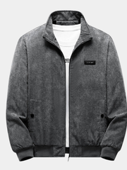 LAURENT MONACO | VESTE RÉTRO EN VELOURS COURRU POUR HOMMES