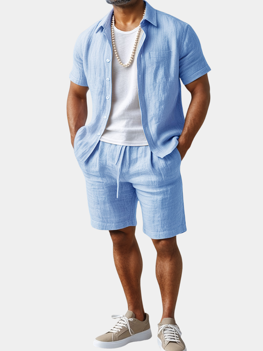 LAURENT MONACO | ENSEMBLE D'ÉTÉ BOHO POUR HOMMES