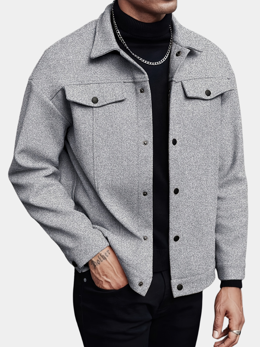 LAURENT MONACO | VESTE À REVERS POUR HOMMES
