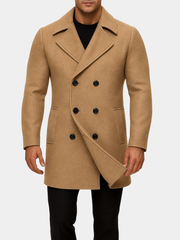 LAURENT MONACO | MANTEAU MIDI À REVERS POUR HOMMES