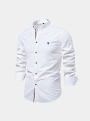 LAURENT MONACO | CHEMISE À COL MANDARIN POUR HOMMES