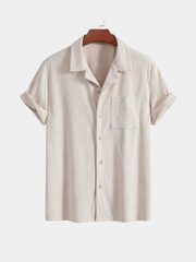 LAURENT MONACO | CHEMISE CUBA TEXTURÉE POUR HOMMES