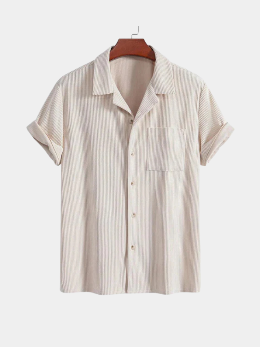 LAURENT MONACO | CHEMISE CUBA TEXTURÉE POUR HOMMES