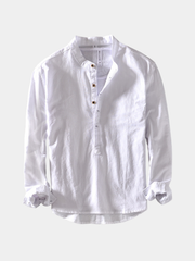 LAURENT MONACO | CHEMISE À MANCHES LONGUES DÉCONTRACTÉE POUR HOMMES