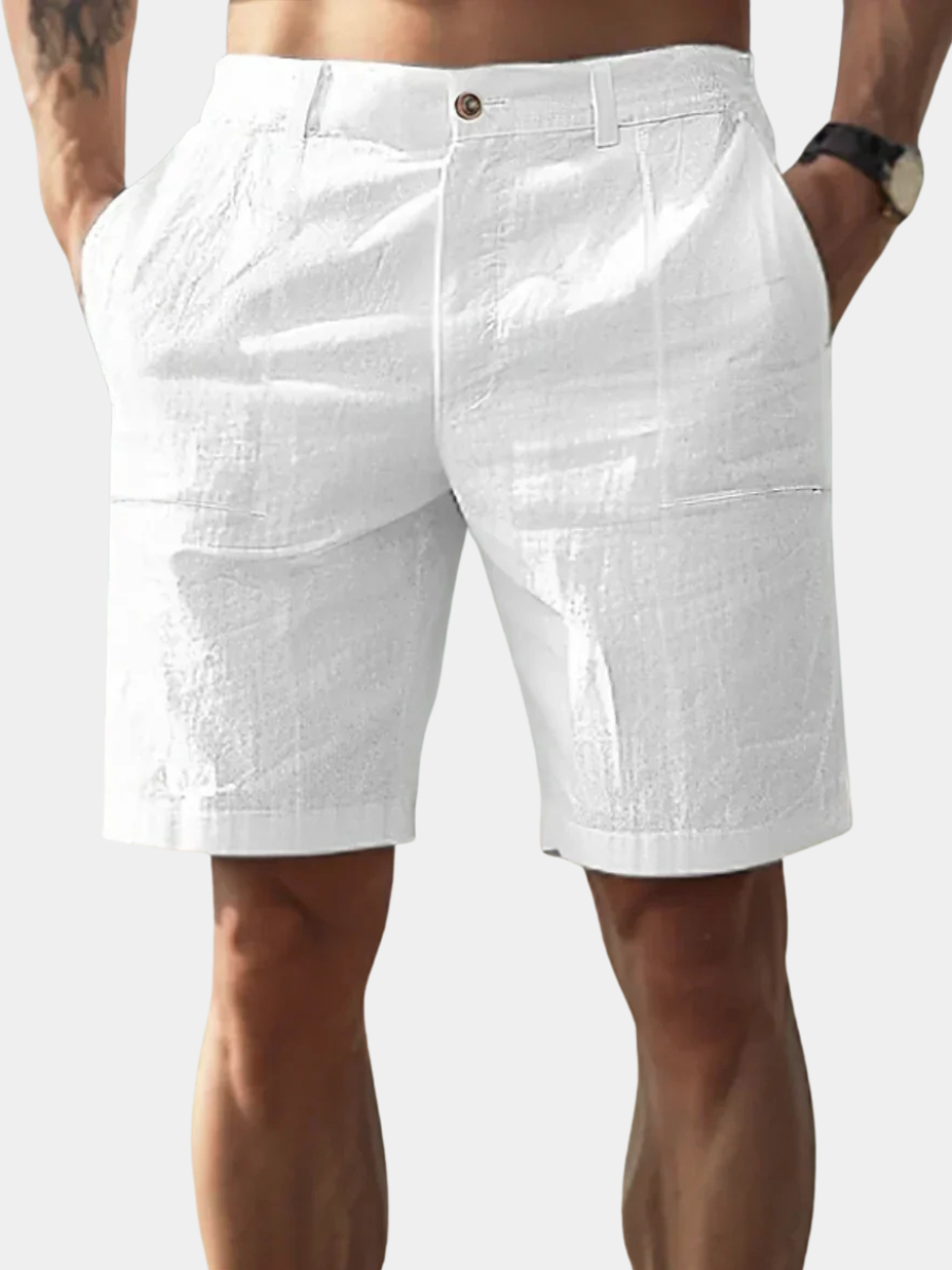 LAURENT MONACO | SHORT EN LIN ESTIVAL POUR HOMMES