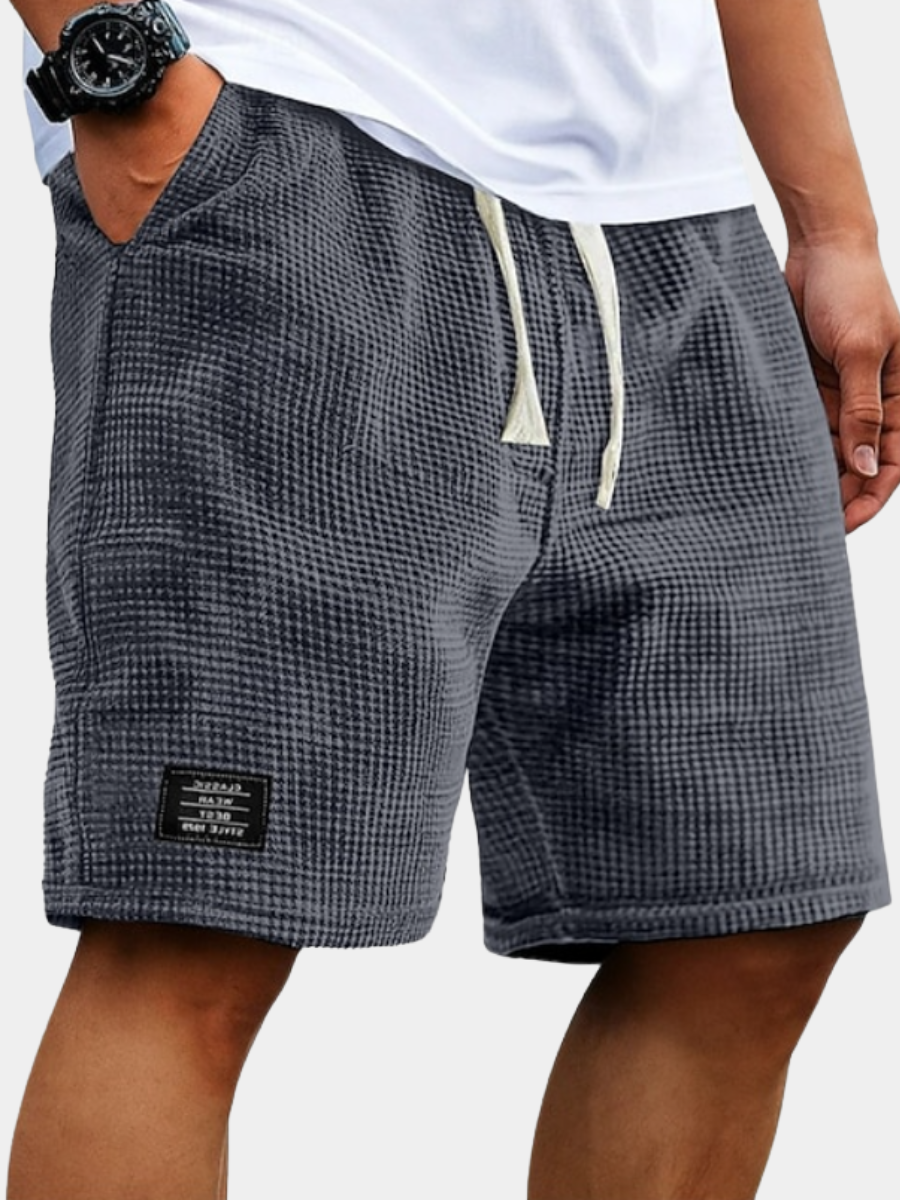 LAURENT MONACO | SHORT À TEXTURE GAUFRE POUR HOMMES