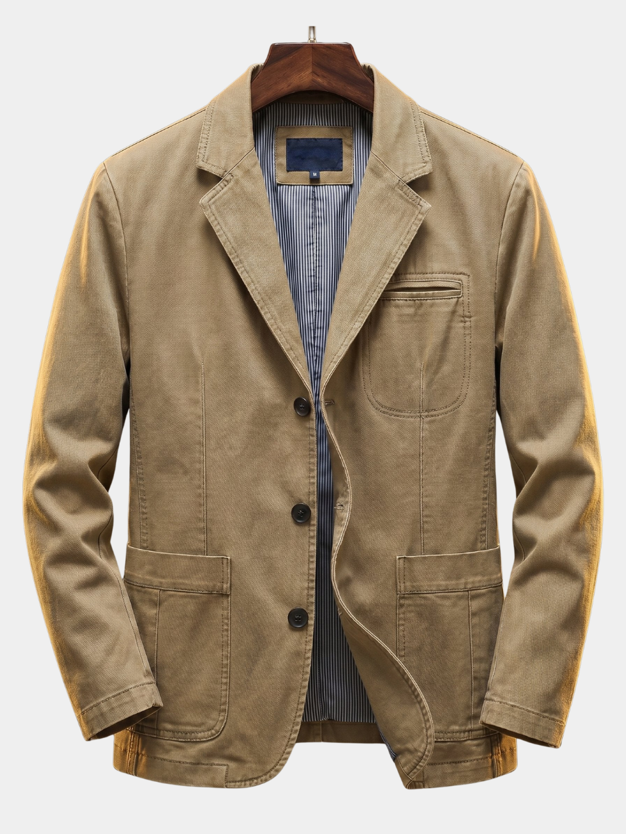 LAURENT MONACO | CHEMISE EN DENIM ÉPAIS POUR HOMMES