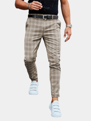LAURENT MONACO | CHINO A CARREAUX POUR HOMMES