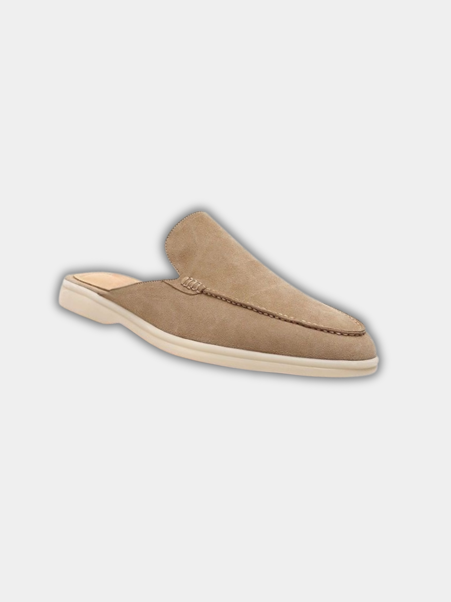 LAURENT MONACO | MULES EN DAIM POUR HOMMES