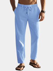 LAURENT MONACO | PANTALON EN LIN POUR HOMMES