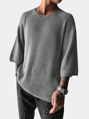LAURENT MONACO | PULL EN MAILLE SANS COL POUR HOMMES