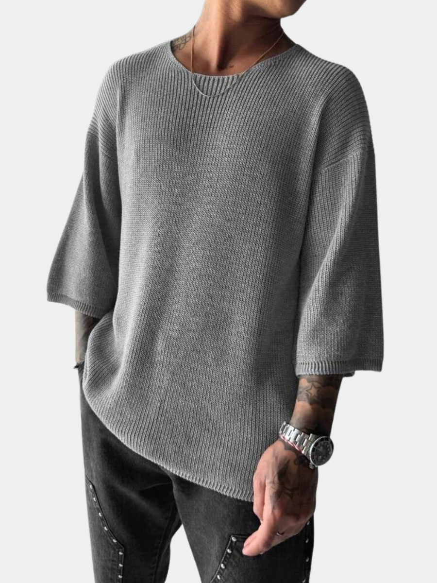 LAURENT MONACO | PULL EN MAILLE SANS COL POUR HOMMES