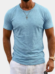 LAURENT MONACO | T-SHIRT EN COTON SLUB POUR HOMMES