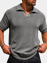 LAURENT MONACO | POLO À MAILLE AÉRÉE POUR HOMMES