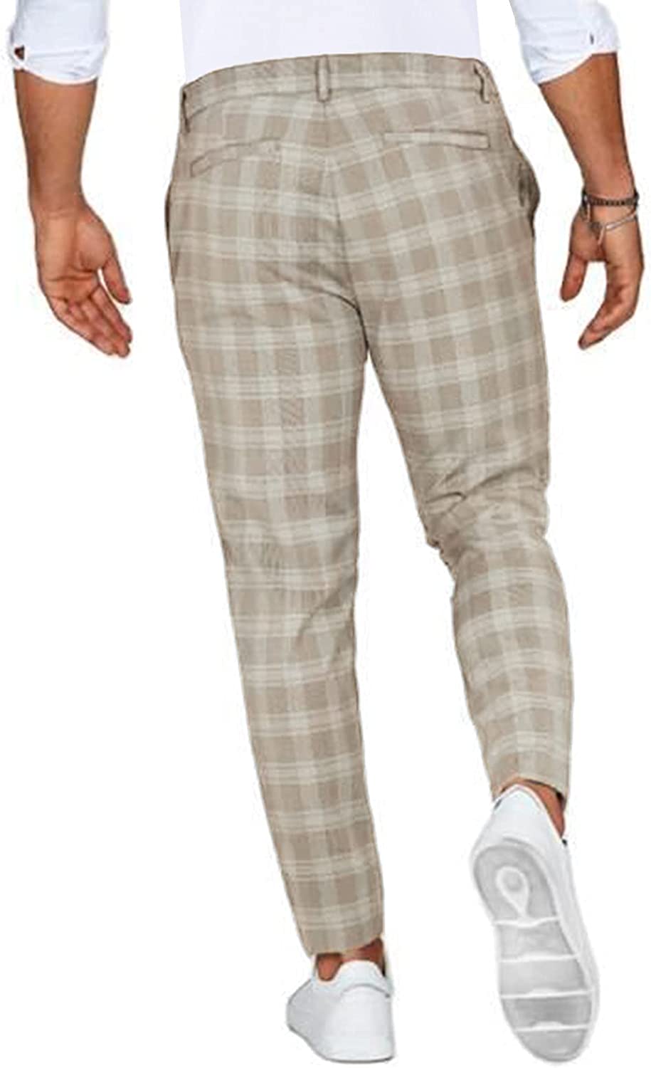 LAURENT MONACO | CHINO A CARREAUX POUR HOMMES