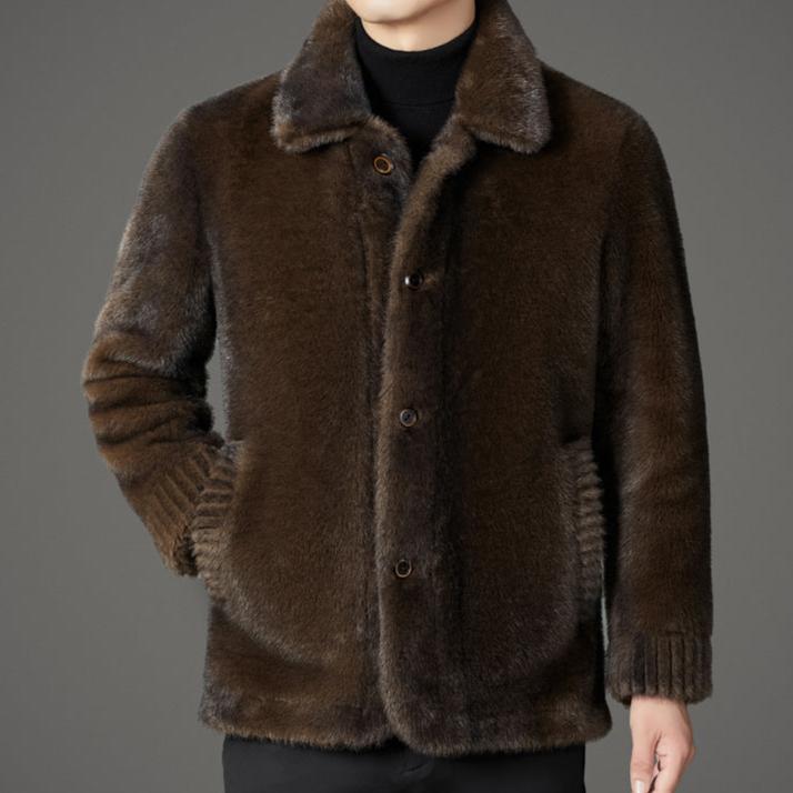 LAURENT MONACO | MANTEAU DE FOURRURE DE VISON ÉLÉGANT